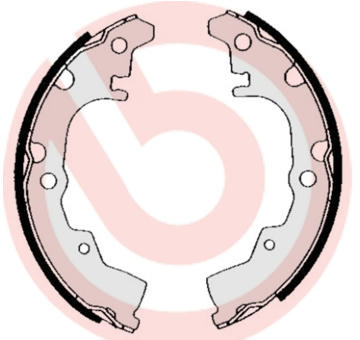 Sada brzdových čelistí BREMBO S 16 502