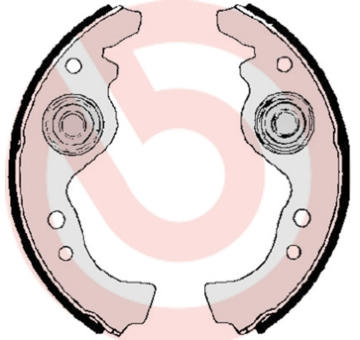 Sada brzdových čelistí BREMBO S 23 542