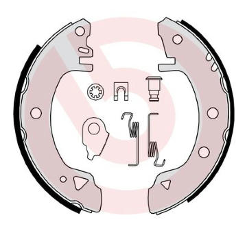 Sada brzdových čelistí BREMBO S 24 508
