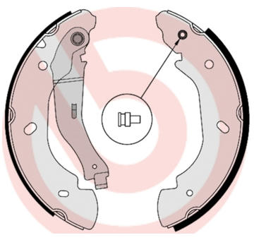 Sada brzdových čelistí BREMBO S 24 538