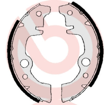 Sada brzdových čelistí BREMBO S 68 504