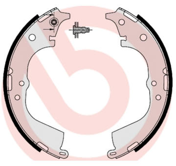 Sada brzdových čelistí BREMBO S 83 537