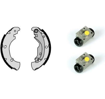 Sada brzdových čelistí BREMBO H 23 056