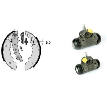 Sada brzdových čelistí BREMBO H 68 013