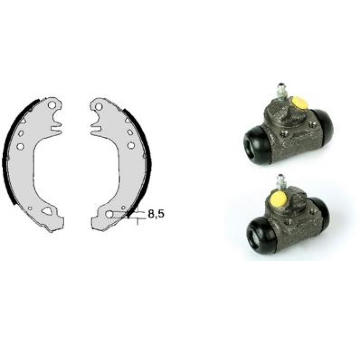 Sada brzdových čelistí BREMBO H 68 025