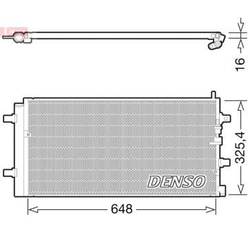Kondenzátor, klimatizace DENSO DCN02002