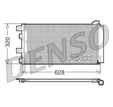 Kondenzátor, klimatizace DENSO DCN05101