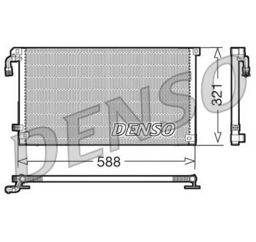 Kondenzátor, klimatizace DENSO DCN07004