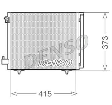 Kondenzátor klimatizácie DENSO DCN07007