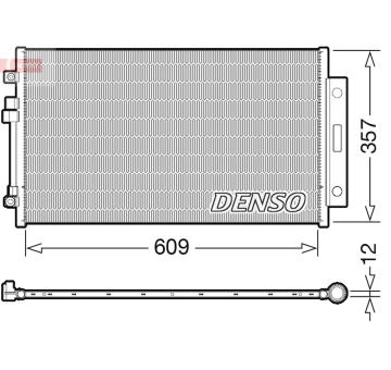 Kondenzátor, klimatizace DENSO DCN09004