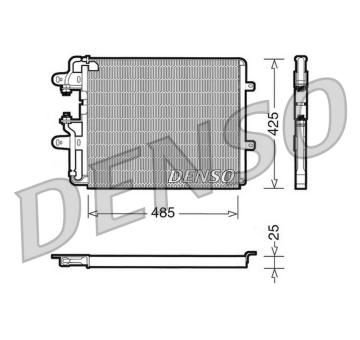 Kondenzátor, klimatizace DENSO DCN09030