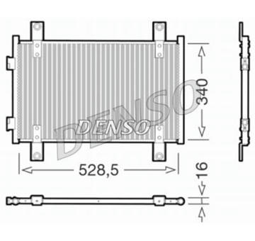 Kondenzátor, klimatizace DENSO DCN09051