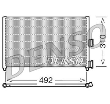 Kondenzátor, klimatizace DENSO DCN09071