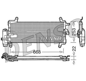 Kondenzátor, klimatizace DENSO DCN09093