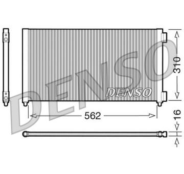 Kondenzátor klimatizácie DENSO DCN09102