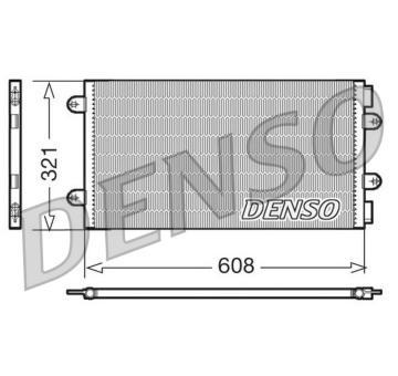 Kondenzátor, klimatizace DENSO DCN09104