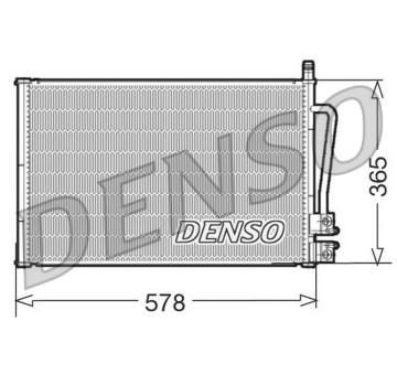 Kondenzátor, klimatizace DENSO DCN10008