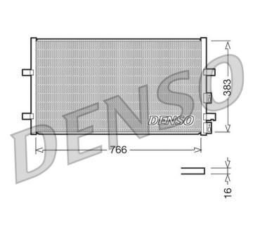 Kondenzátor, klimatizace DENSO DCN10009