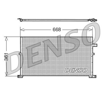 Kondenzátor, klimatizace DENSO DCN10013