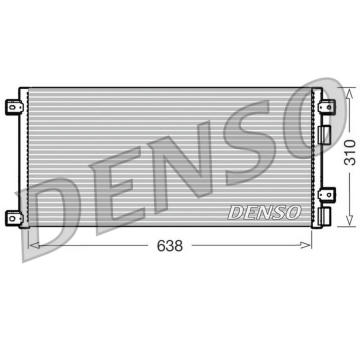 Kondenzátor, klimatizace DENSO DCN12002