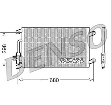 Kondenzátor, klimatizace DENSO DCN13016