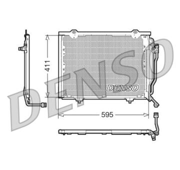 Kondenzátor klimatizácie DENSO DCN17016