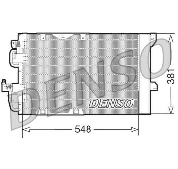 Kondenzátor, klimatizace DENSO DCN20005