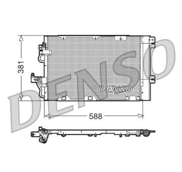 Kondenzátor, klimatizace DENSO DCN20010