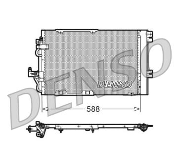Kondenzátor, klimatizace DENSO DCN20011