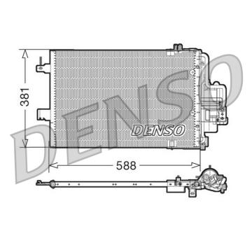Kondenzátor, klimatizace DENSO DCN20021