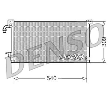 Kondenzátor, klimatizace DENSO DCN21004