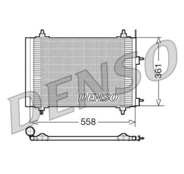 Kondenzátor, klimatizace DENSO DCN21015