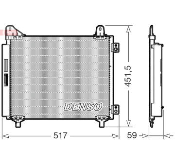 Kondenzátor klimatizácie DENSO DCN21035