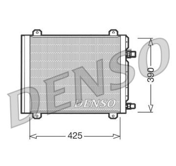 Kondenzátor, klimatizace DENSO DCN23004