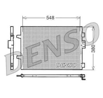 Kondenzátor, klimatizace DENSO DCN23007