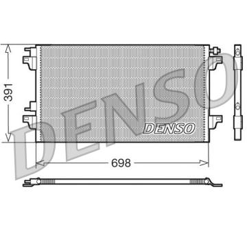 Kondenzátor, klimatizace DENSO DCN23015