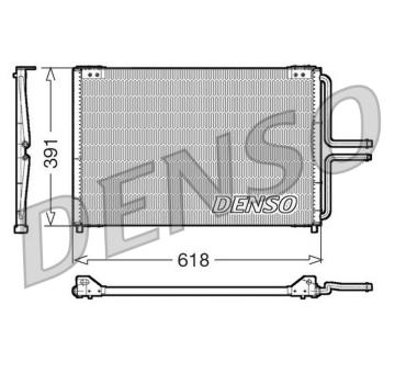 Kondenzátor, klimatizace DENSO DCN23020