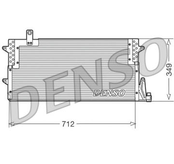 Kondenzátor, klimatizace DENSO DCN32007