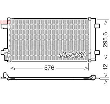 Kondenzátor, klimatizace DENSO DCN32069