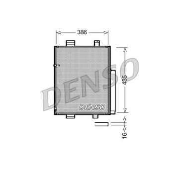 Kondenzátor, klimatizace DENSO DCN35001