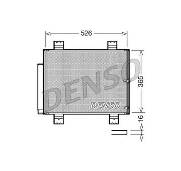 Kondenzátor, klimatizace DENSO DCN35002