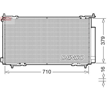 Kondenzátor, klimatizace DENSO DCN40015