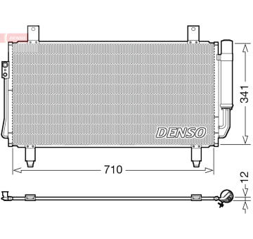 Kondenzátor, klimatizace DENSO DCN45006