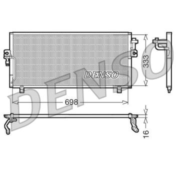 Kondenzátor, klimatizace DENSO DCN46010