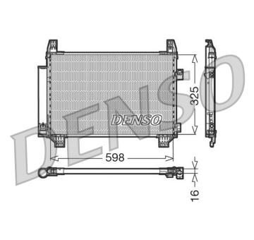 Kondenzátor, klimatizace DENSO DCN50007