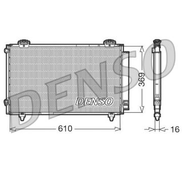 Kondenzátor, klimatizace DENSO DCN50008