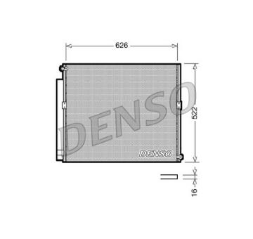 Kondenzátor, klimatizace DENSO DCN50021