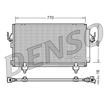 Kondenzátor, klimatizace DENSO DCN50031