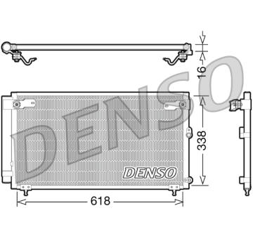 Kondenzátor, klimatizace DENSO DCN51006