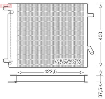 Kondenzátor, klimatizace DENSO DCN99000